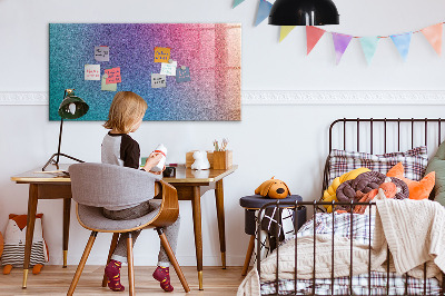 Magnetic dry erase board Gradient pattern
