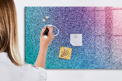 Magnetic dry erase board Gradient pattern