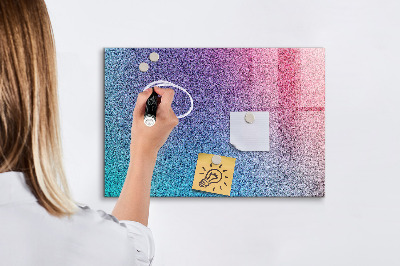 Magnetic dry erase board Gradient pattern