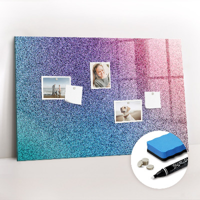 Magnetic dry erase board Gradient pattern