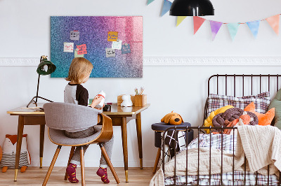 Magnetic dry erase board Gradient pattern