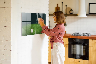 Magnetic marker board Football field