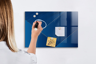 Magnetic marker board Ornamental abstraction