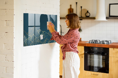 Magnetic glass board Sketch of mountains