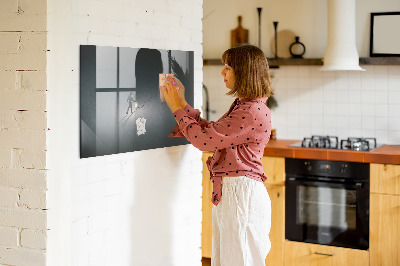 Magnetic dry erase board Wanderer in the dark