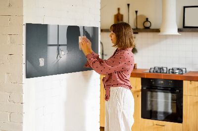 Magnetic dry erase board Wanderer in the dark