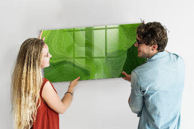 Magnetic board with magnets Modern waves