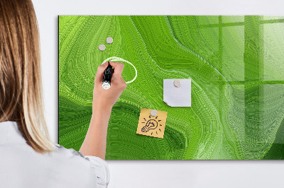 Magnetic board with magnets Modern waves