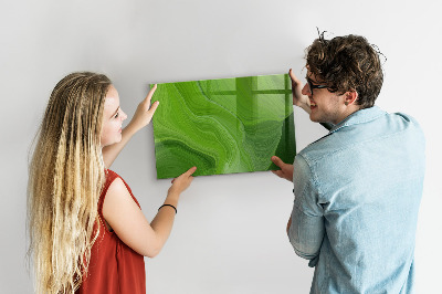 Magnetic board with magnets Modern waves