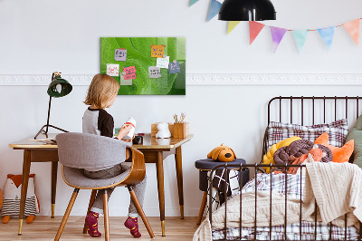 Magnetic board with magnets Modern waves