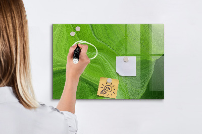 Magnetic board with magnets Modern waves