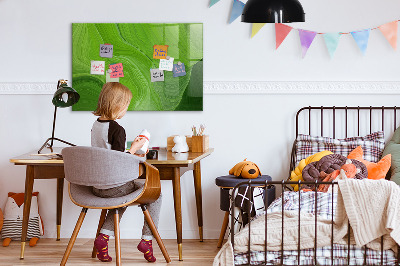 Magnetic board with magnets Modern waves