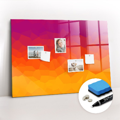 Magnetic dry erase board Sunrise