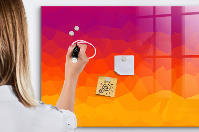 Magnetic dry erase board Sunrise