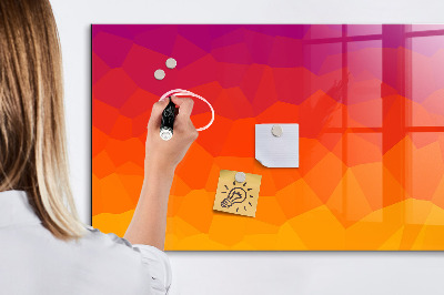 Magnetic dry erase board Sunrise