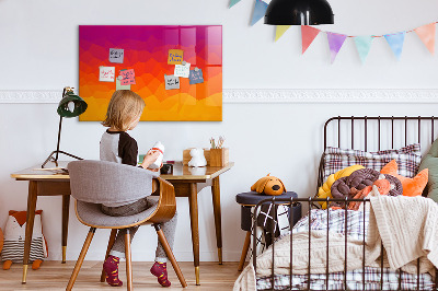 Magnetic dry erase board Sunrise