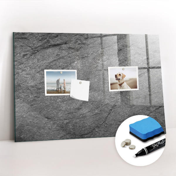 Magnetic dry erase board Volcanic rock