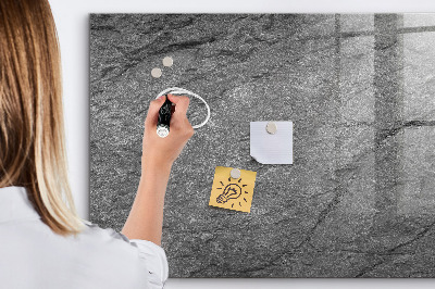 Magnetic dry erase board Volcanic rock