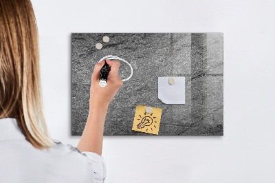 Magnetic dry erase board Volcanic rock