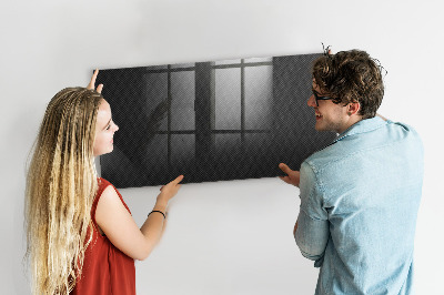 Magnetic dry erase board Dark abstract