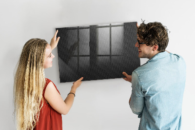 Magnetic dry erase board Dark abstract