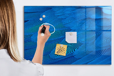 Magnetic marker board Bird feather