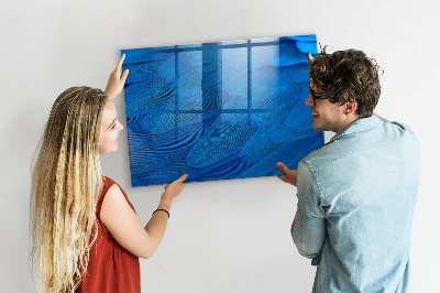 Magnetic marker board Bird feather