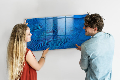 Magnetic board with magnets Bird feather