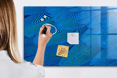 Magnetic marker board Bird feather
