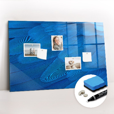 Magnetic marker board Bird feather