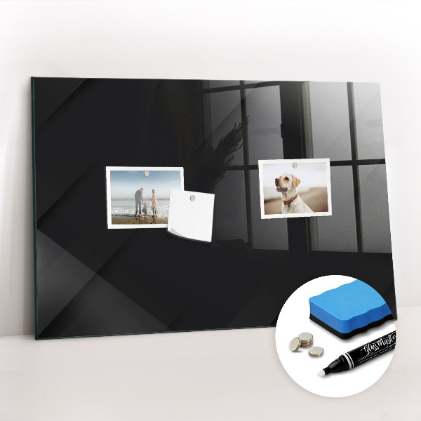 Magnetic marker board Dark wall pattern