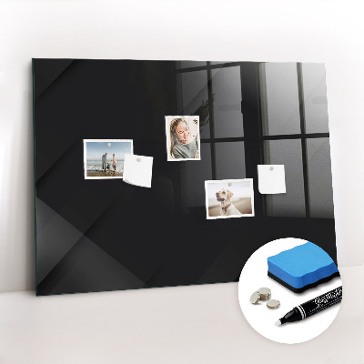 Magnetic marker board Dark wall pattern
