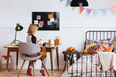 Magnetic board Dark wall pattern