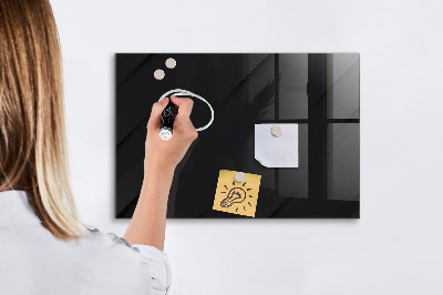 Magnetic marker board Dark wall pattern