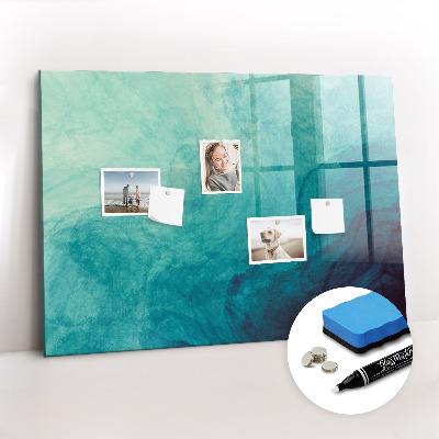 Magnetic dry erase board Abstract depth