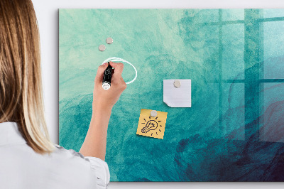 Magnetic dry erase board Abstract depth