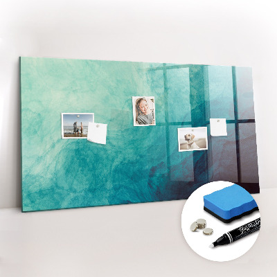 Magnetic dry erase board Abstract depth