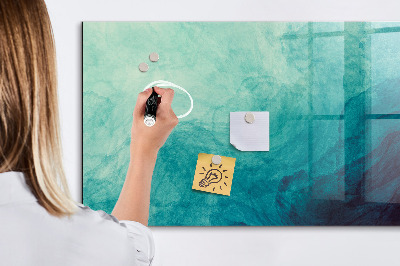 Magnetic dry erase board Abstract depth