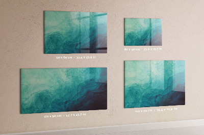 Magnetic dry erase board Abstract depth