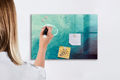 Magnetic dry erase board Abstract depth