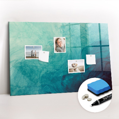 Magnetic dry erase board Abstract depth