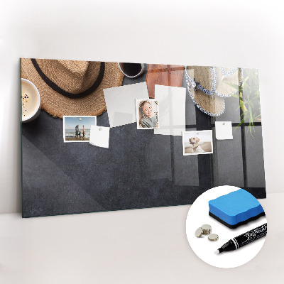 Magnetic board with magnets Vacations