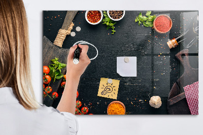 Magnetic dry erase board Kitchen accessories
