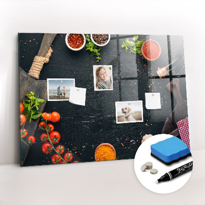 Magnetic dry erase board Kitchen accessories