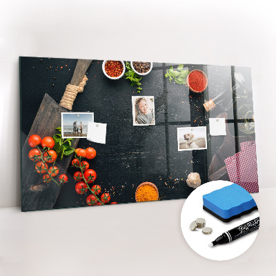 Magnetic dry erase board Kitchen accessories