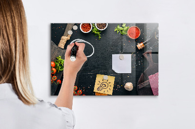 Magnetic dry erase board Kitchen accessories