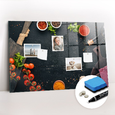 Magnetic dry erase board Kitchen accessories