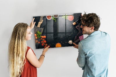 Magnetic dry erase board Kitchen accessories