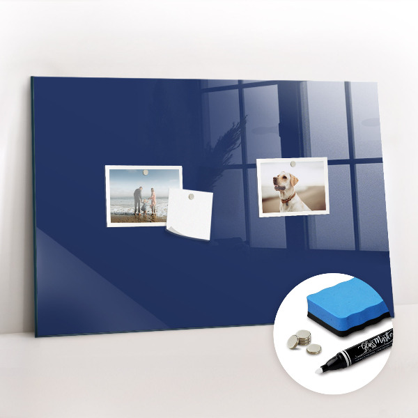 Magnetic board with magnets Navy blue