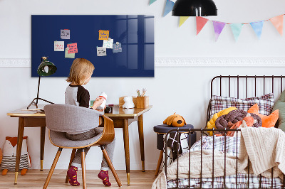 Magnetic board with magnets Navy blue